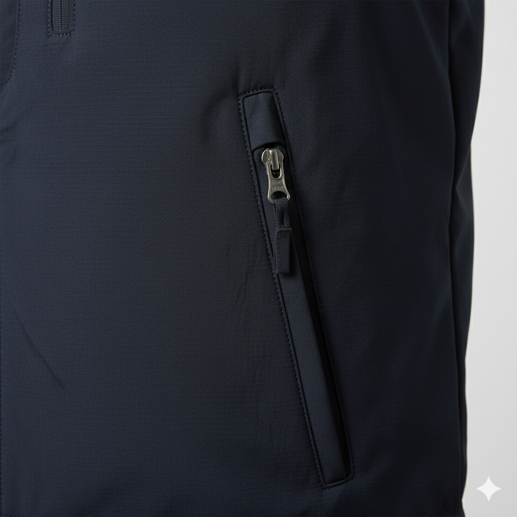 Herren Outdoor Weste mit Taschen | Leicht & Atmungsaktiv | Übergang