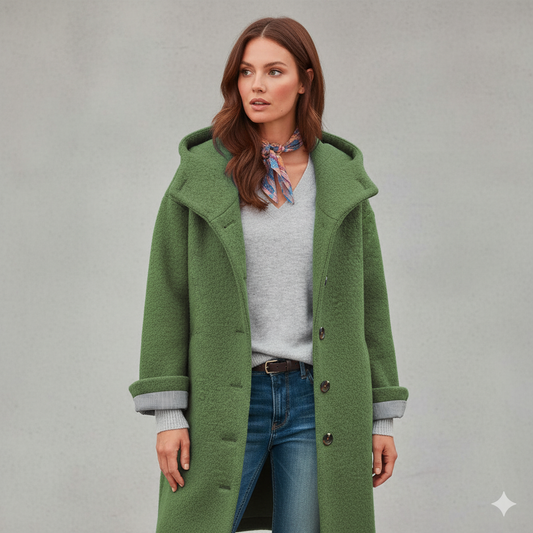 Warmer Damen Mantel aus Teddyfleece | Kuschelig & Elegant für Winter