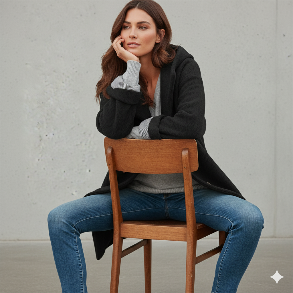 Warmer Damen Mantel aus Teddyfleece | Kuschelig & Elegant für Winter