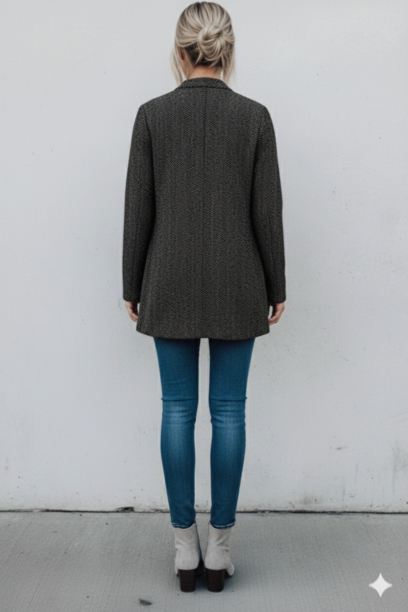 Damen Strickmantel mit offener Front | Modern & Bequem