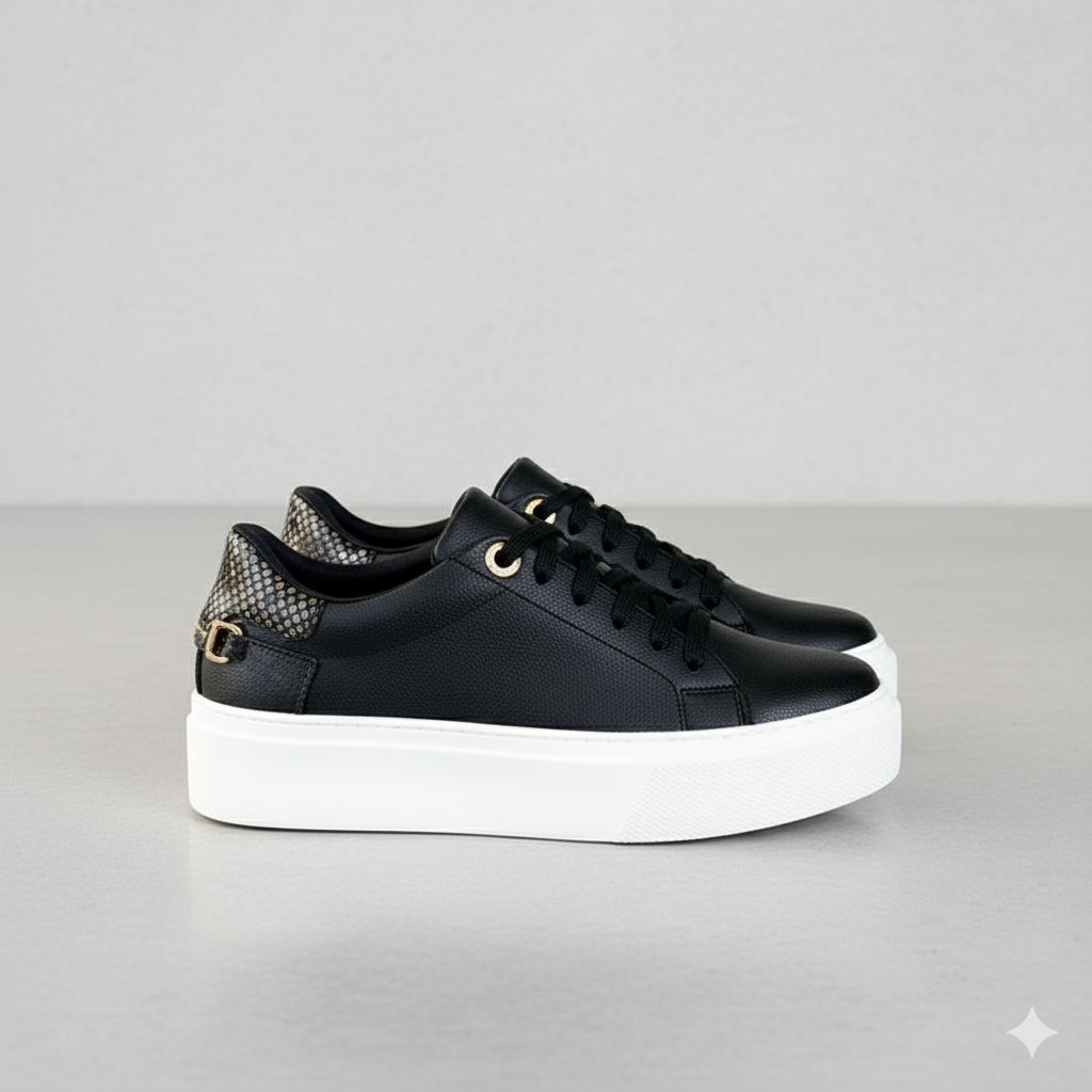 Damen Sneaker mit Plateau Sohle | Elegant & Bequem