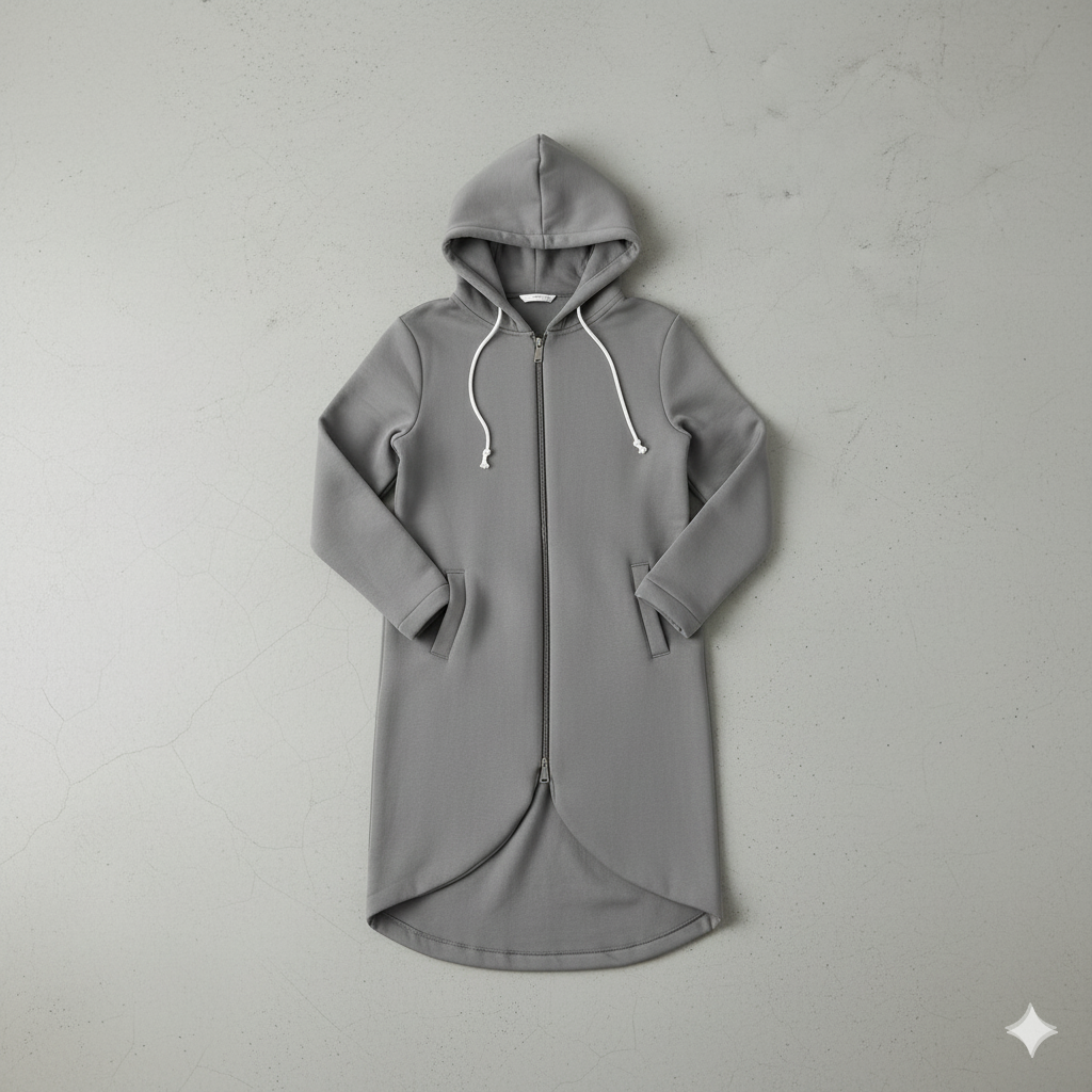 Damen Sweatjacke mit Kapuze & Reißverschluss | Herbst/Winter