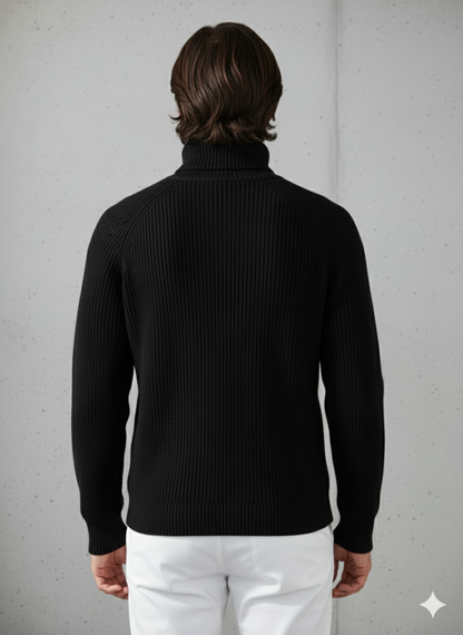 Herren Strickpullover mit Rollkragen | Warm & Elegant | Winter
