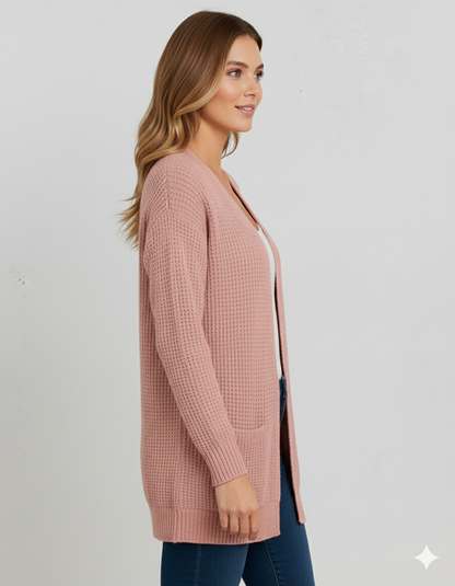 Damen Strickjacke mit Taschen | Locker & Warm | Herbst/Winter