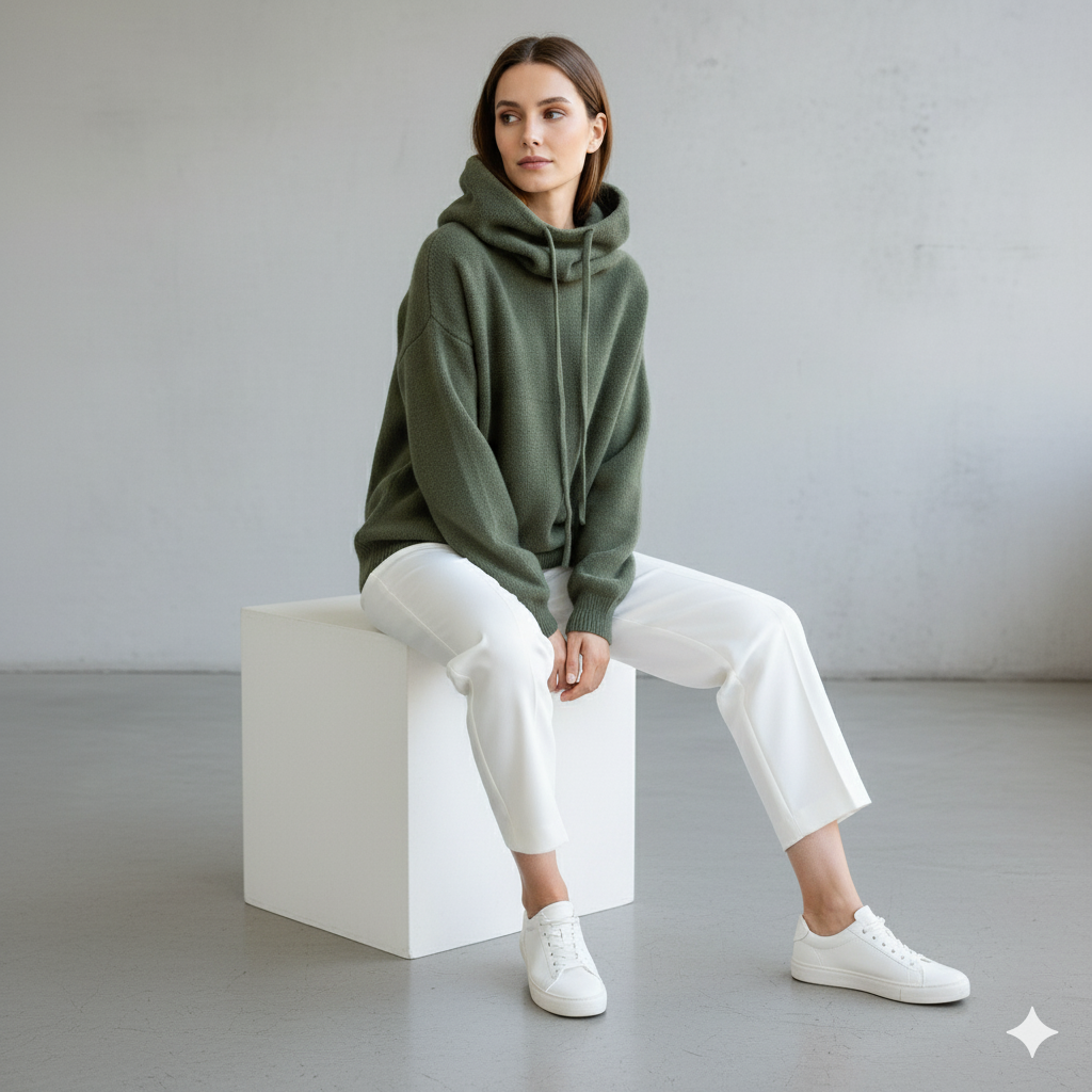 Weicher Damen Kapuzenpullover
