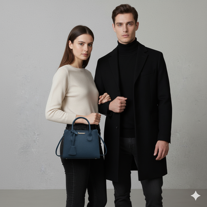 Damen Umhängetasche aus Kunstleder | Klein & Elegant