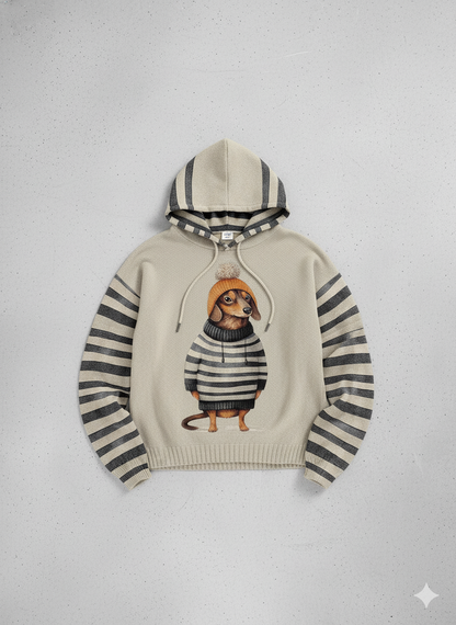 Weicher Damen Hoodie mit Tierprint