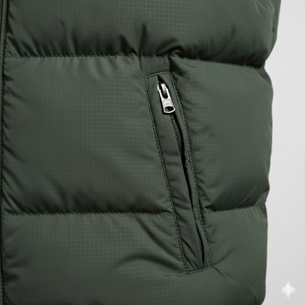 Herren Steppweste mit Kapuze | Warm & Bequem | Herbst/Winter