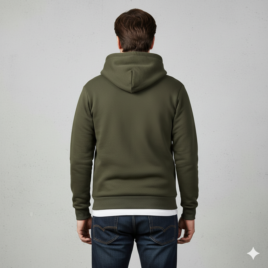 Herren Hoodie mit Reißverschluss | Warm & Bequem | Winter