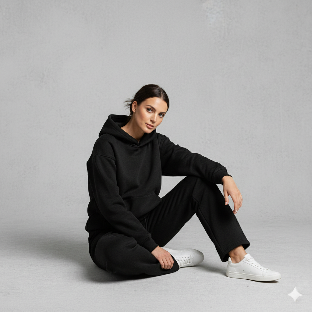 Kuscheliges Damen Set mit Hoodie & Hose