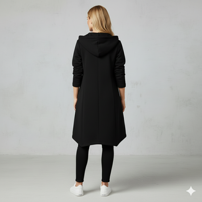 Damen Sweatjacke mit Kapuze & Reißverschluss | Herbst/Winter