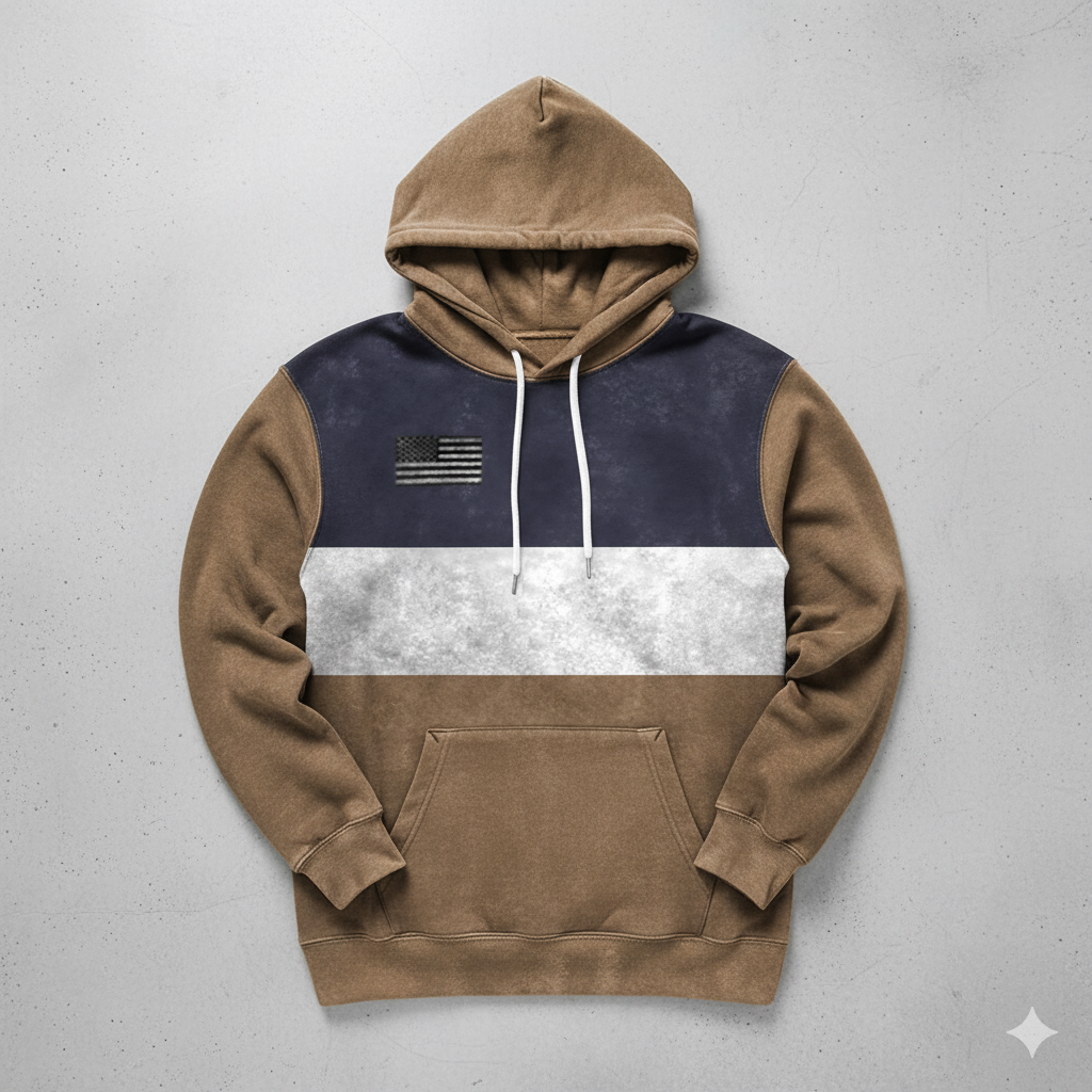 Herren Hoodie mit Muster | Lässig & Warm | Herbst/Winter