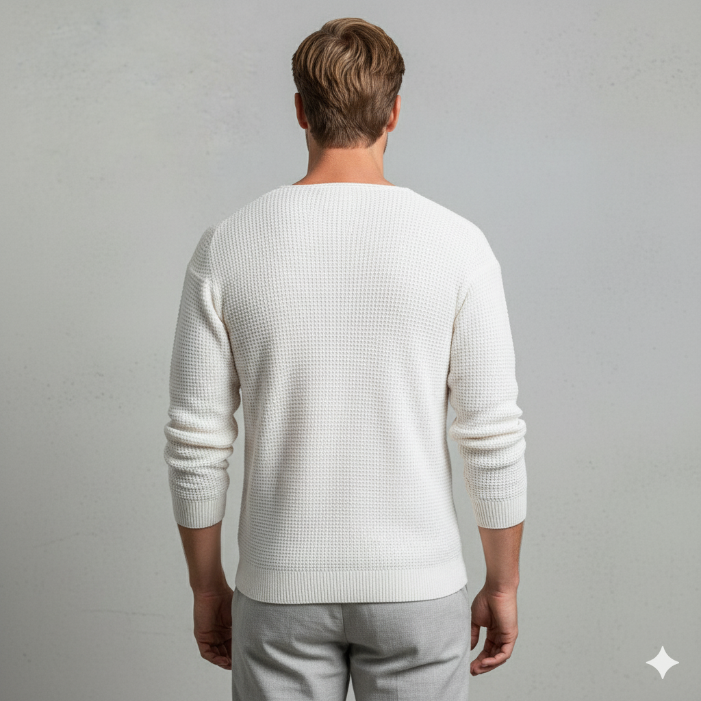 Lässiger Damen Strickpullover mit V-Ausschnitt | Freizeit | Herbst