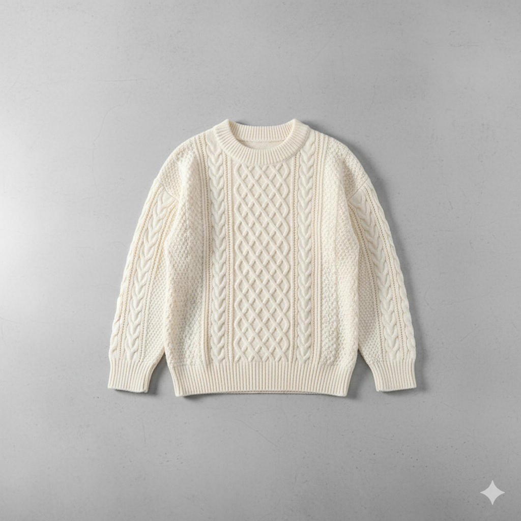 Herren Strickpullover mit Strukturmuster | Modern & Warm | Winter