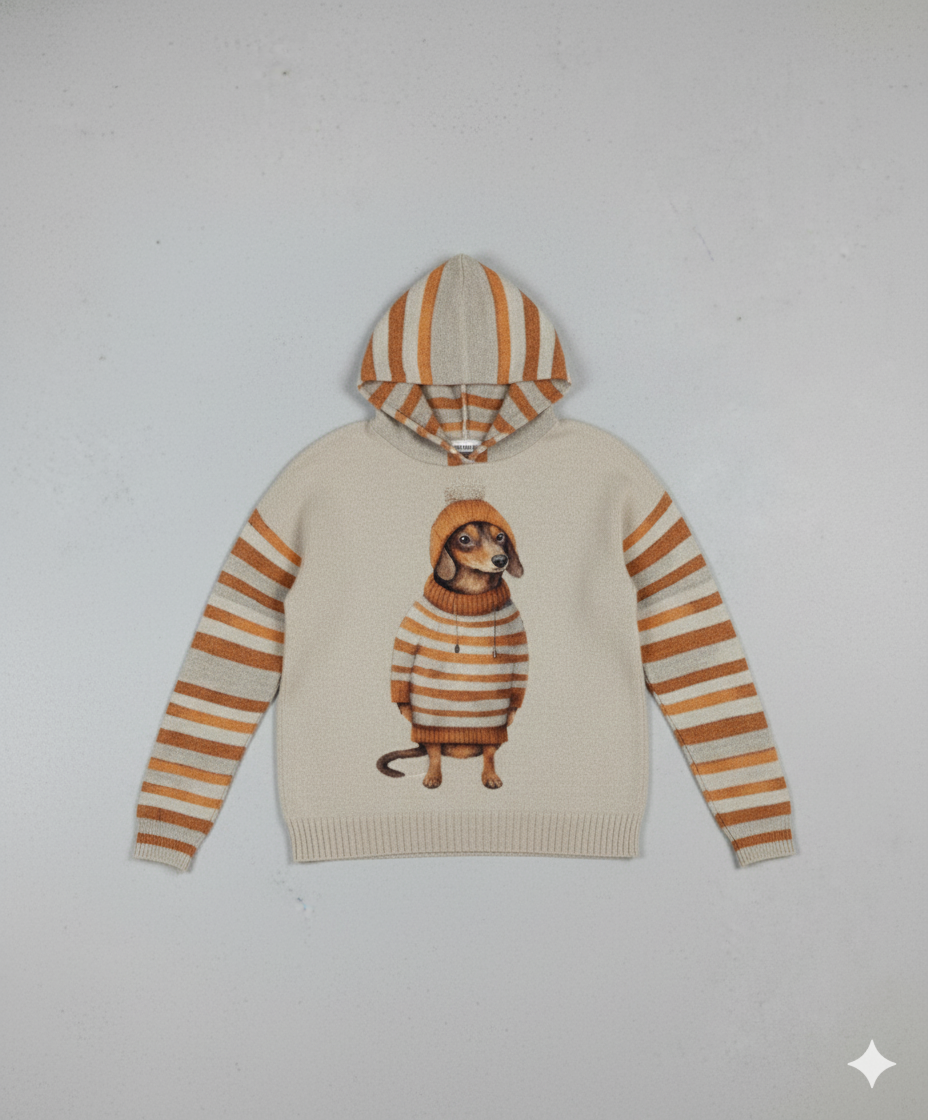 Weicher Damen Hoodie mit Tierprint