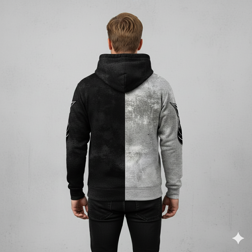 Herren Hoodie mit Muster | Lässig & Warm | Herbst/Winter
