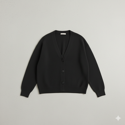 Damen Strickjacke mit V-Ausschnitt | Herbst & Übergang