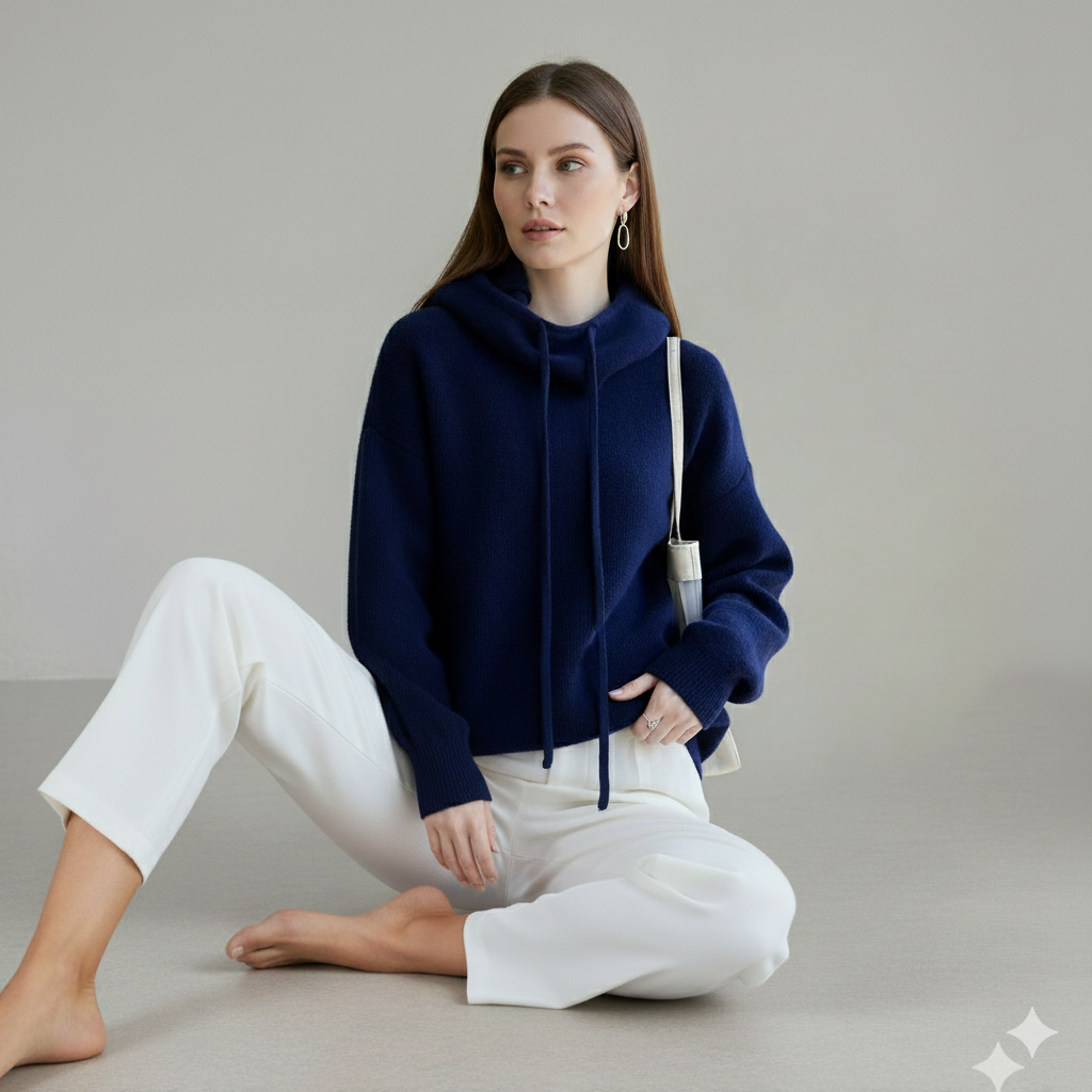 Weicher Damen Kapuzenpullover