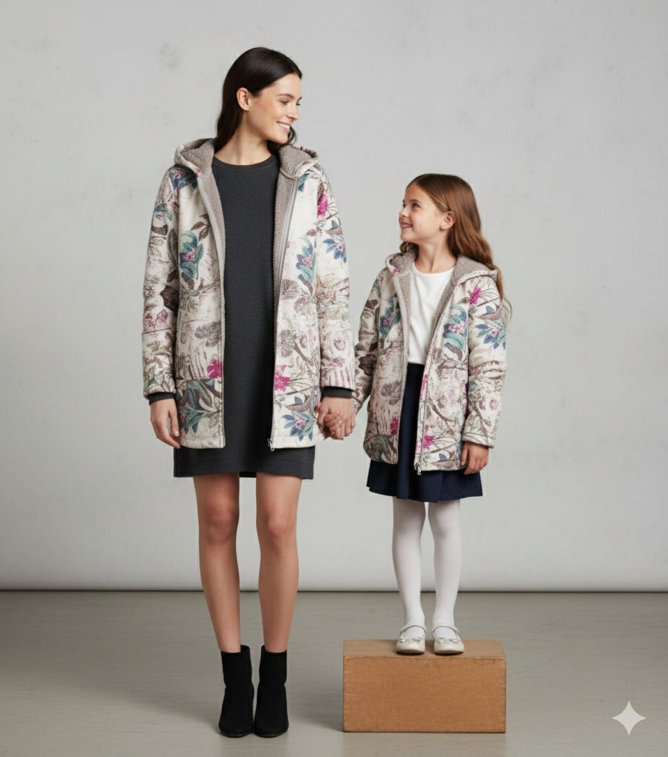 Damen Fleecejacke mit Kapuze | Plüsch & Kuschelig | Herbst/Winter