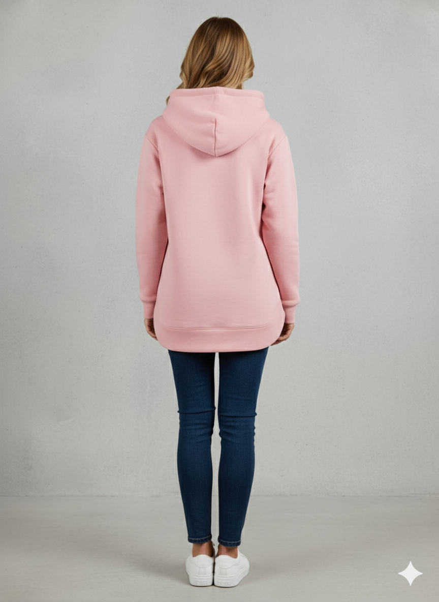 Kuscheliger Damen Hoodie mit Teddyfutter