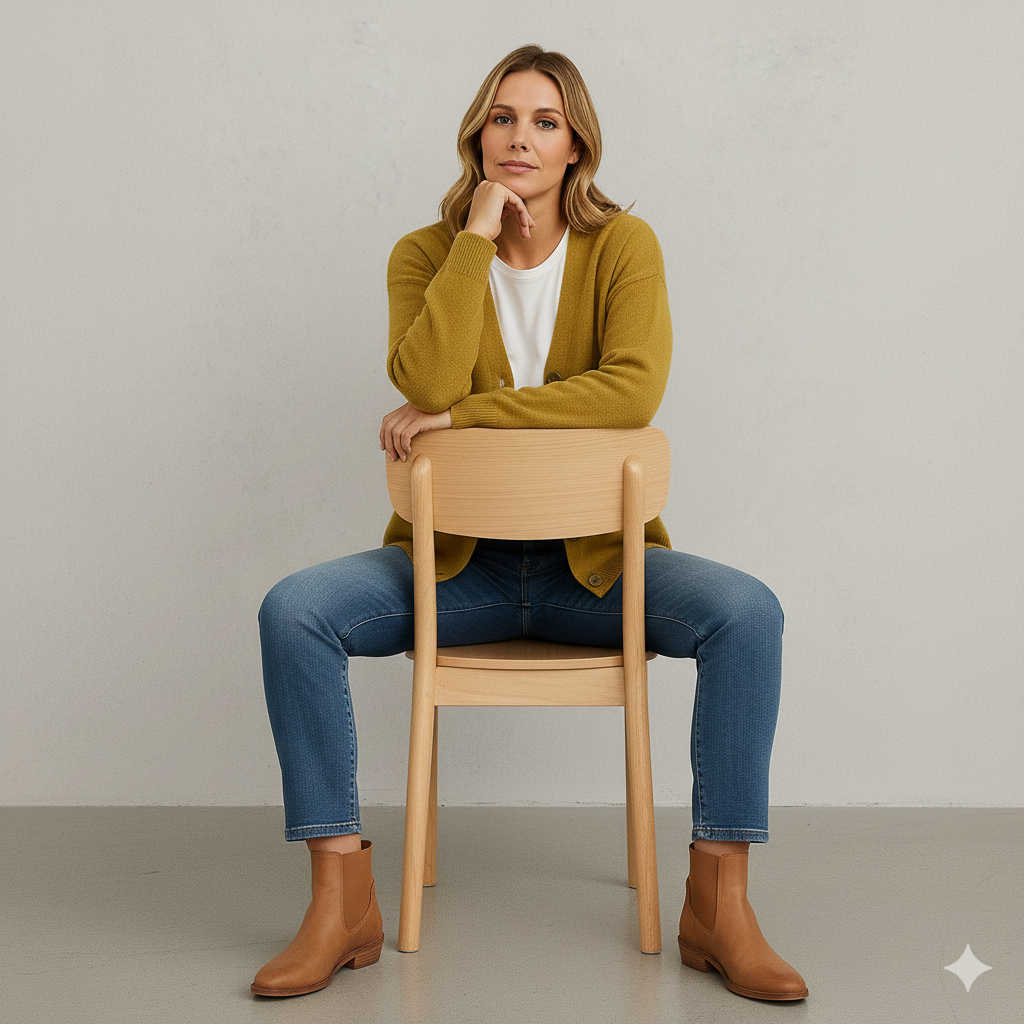Damen Strickjacke mit V-Ausschnitt | Herbst & Übergang