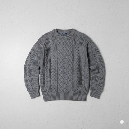 Herren Strickpullover mit Strukturmuster | Modern & Warm | Winter