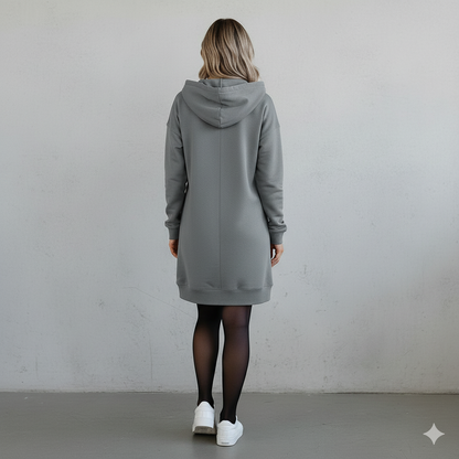 Lässiges Damen Hoodie mit Knopfleist