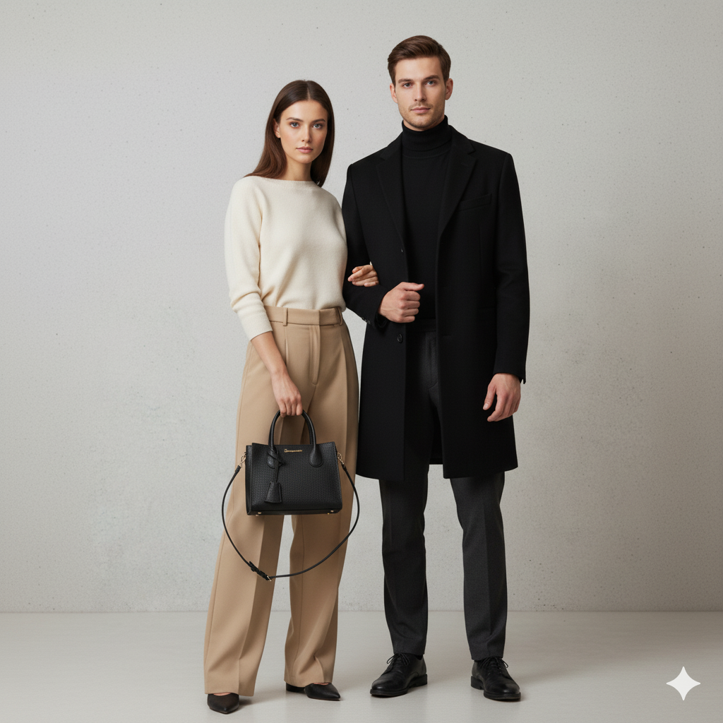 Damen Umhängetasche aus Kunstleder | Klein & Elegant