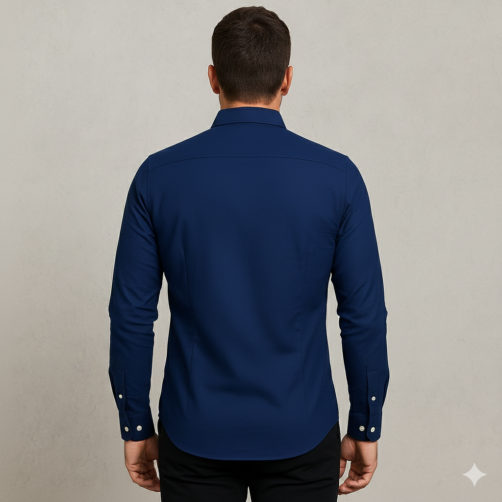 Herren Slim Fit Businesshemd | Atmungsaktiv & Herbst