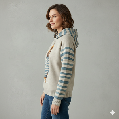 Weicher Damen Hoodie mit Tierprint