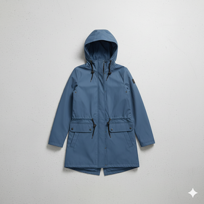 Damen Regenjacke mit Kapuze | Leicht & Wasserdicht | Übergang