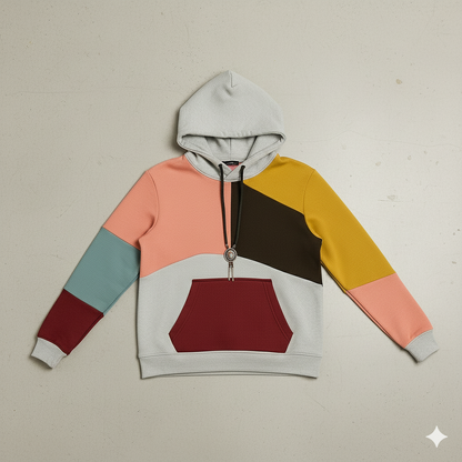Damen Hoodie mit Colorblock Design | Lässig & Bequem