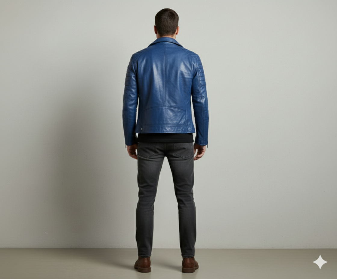 Herren Bikerjacke aus Veganleder | Modern & Casual
