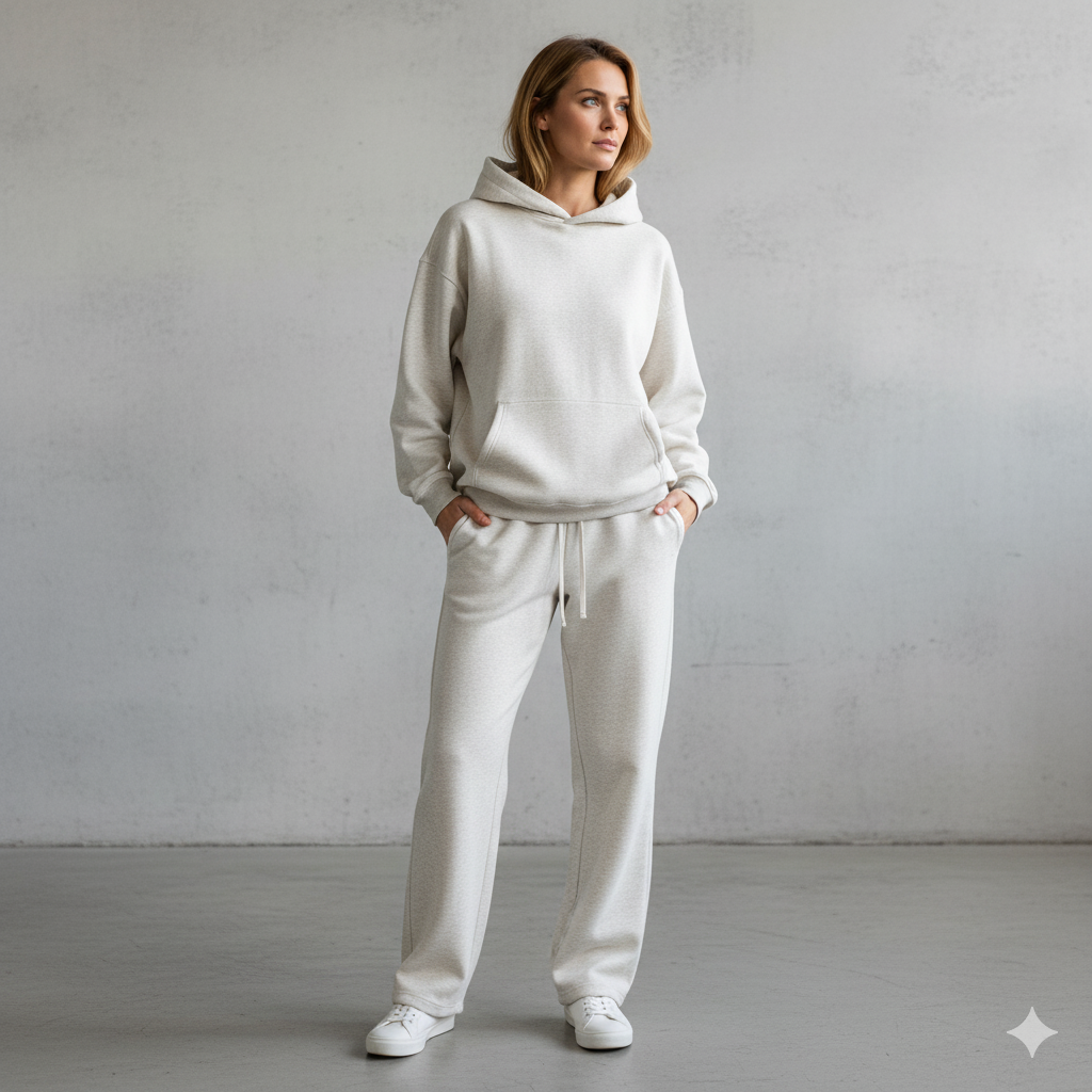 Kuscheliges Damen Set mit Hoodie & Hose