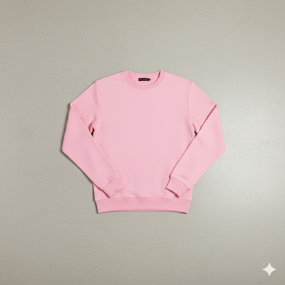 Herren Sweatshirt mit Rundhalsausschnitt
