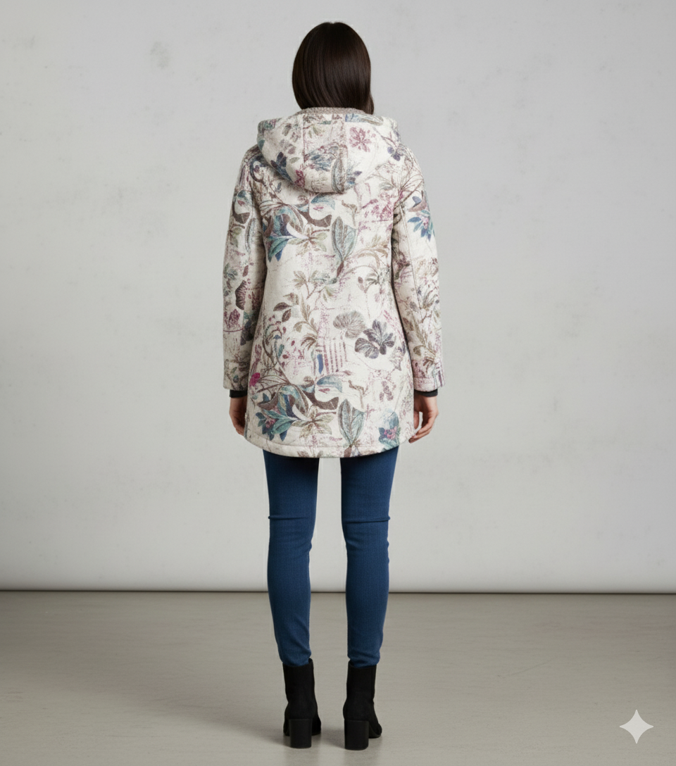 Damen Fleecejacke mit Kapuze | Plüsch & Kuschelig | Herbst/Winter
