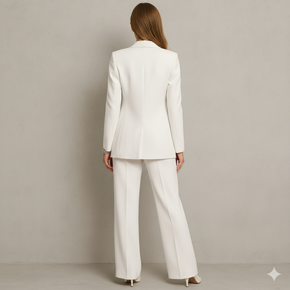 Elegantes Damen Anzugset | Blazer & Hose | Slim Fit Business