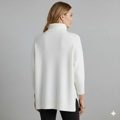 Kuscheliger Damenpullover mit Rollkragen | Warm für Herbst/Winter