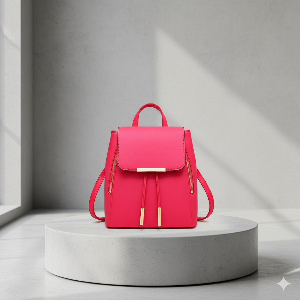 Damen Rucksack aus Kunstleder | Elegant & Praktisch