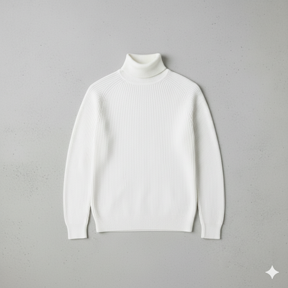 Herren Strickpullover mit Rollkragen | Warm & Elegant | Winter