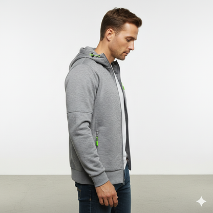 Fleecejacke für Herren mit Kapuze | Warm & Bequem | Herbst