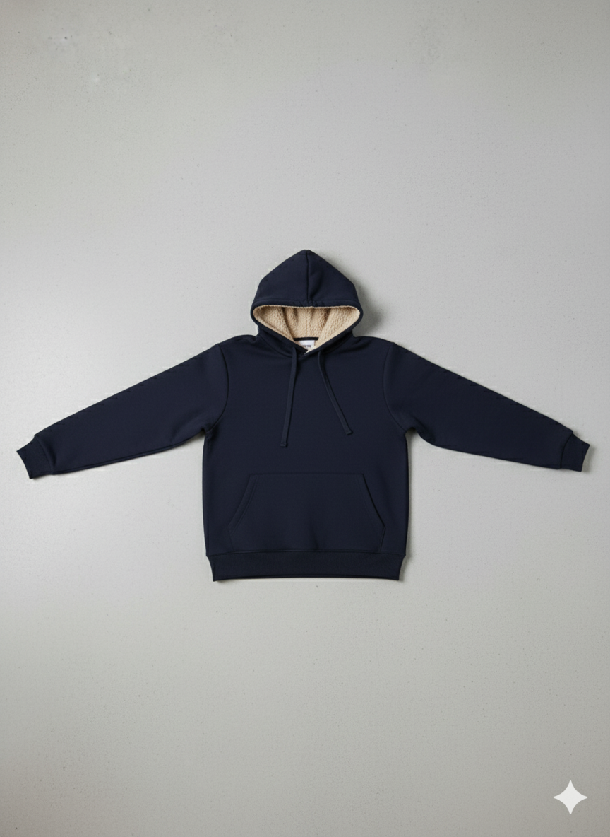 Kuscheliger Damen Hoodie mit Teddyfutter