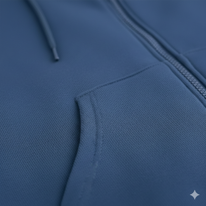 Kurz geschnittener Damen Hoodie mit Reißverschluss