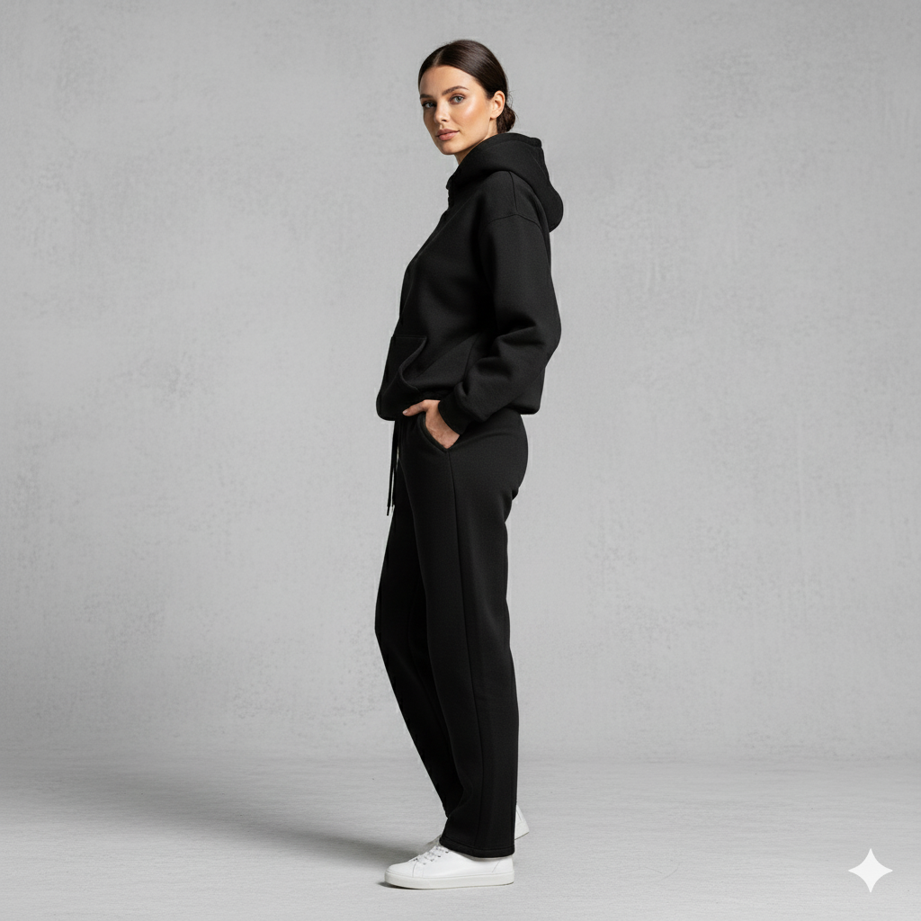 Kuscheliges Damen Set mit Hoodie & Hose