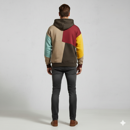 Stylischer Herren Hoodie | Muster & Casual | Herbst