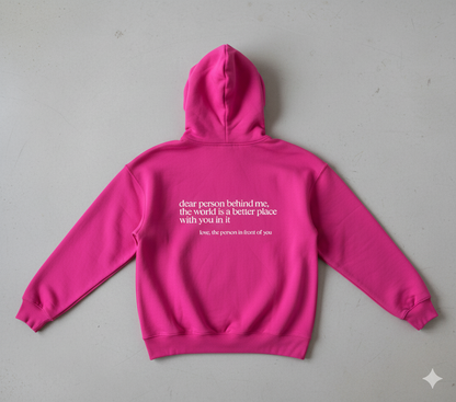 Lässiger Damen Hoodie mit Rückendruck