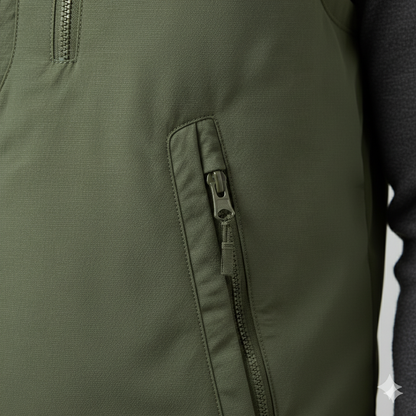 Herren Outdoor Weste mit Taschen | Leicht & Atmungsaktiv | Übergang