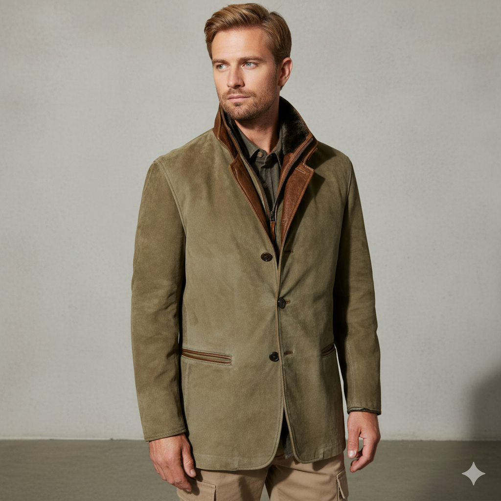 Herren Sakko aus Wildleder | Freizeit & Übergang | Herbst/Winter