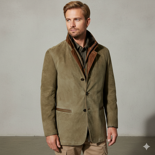 Herren Sakko aus Wildleder | Freizeit & Übergang | Herbst/Winter