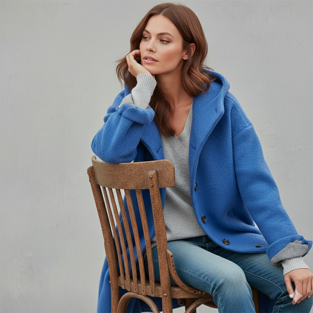 Warmer Damen Mantel aus Teddyfleece | Kuschelig & Elegant für Winter